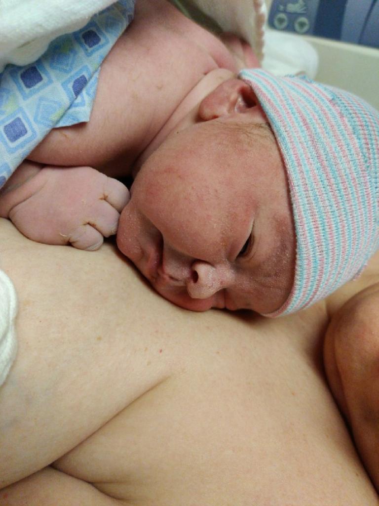 The birth of our daughter