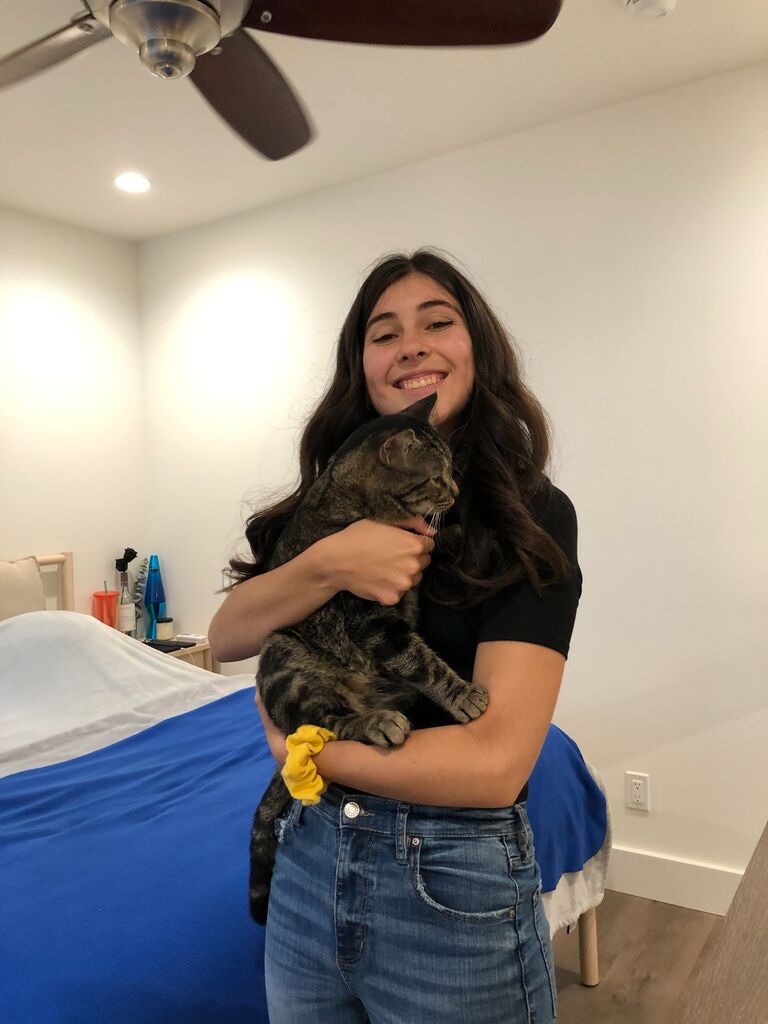 Adopting our son
Buddy Piccolo (the cat)