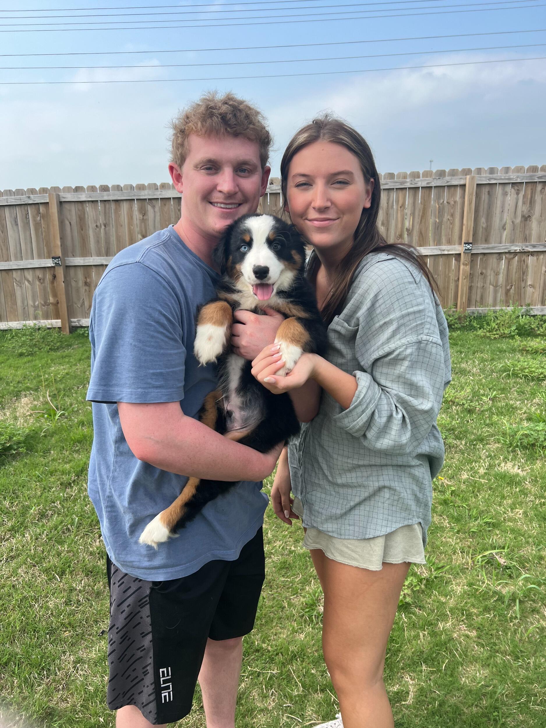 Faith & JP adopted Cooper!