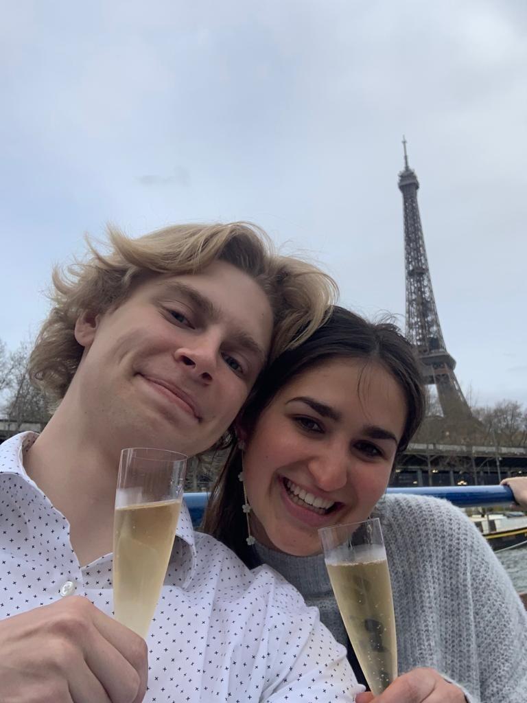 Sophomore year, Luke was still at SLU & Margo transferred to Mizzou. Luke studied abroad in Madrid for the entire second semester, and Margo got to visit over spring break! We even got to go on a short trip to Paris!