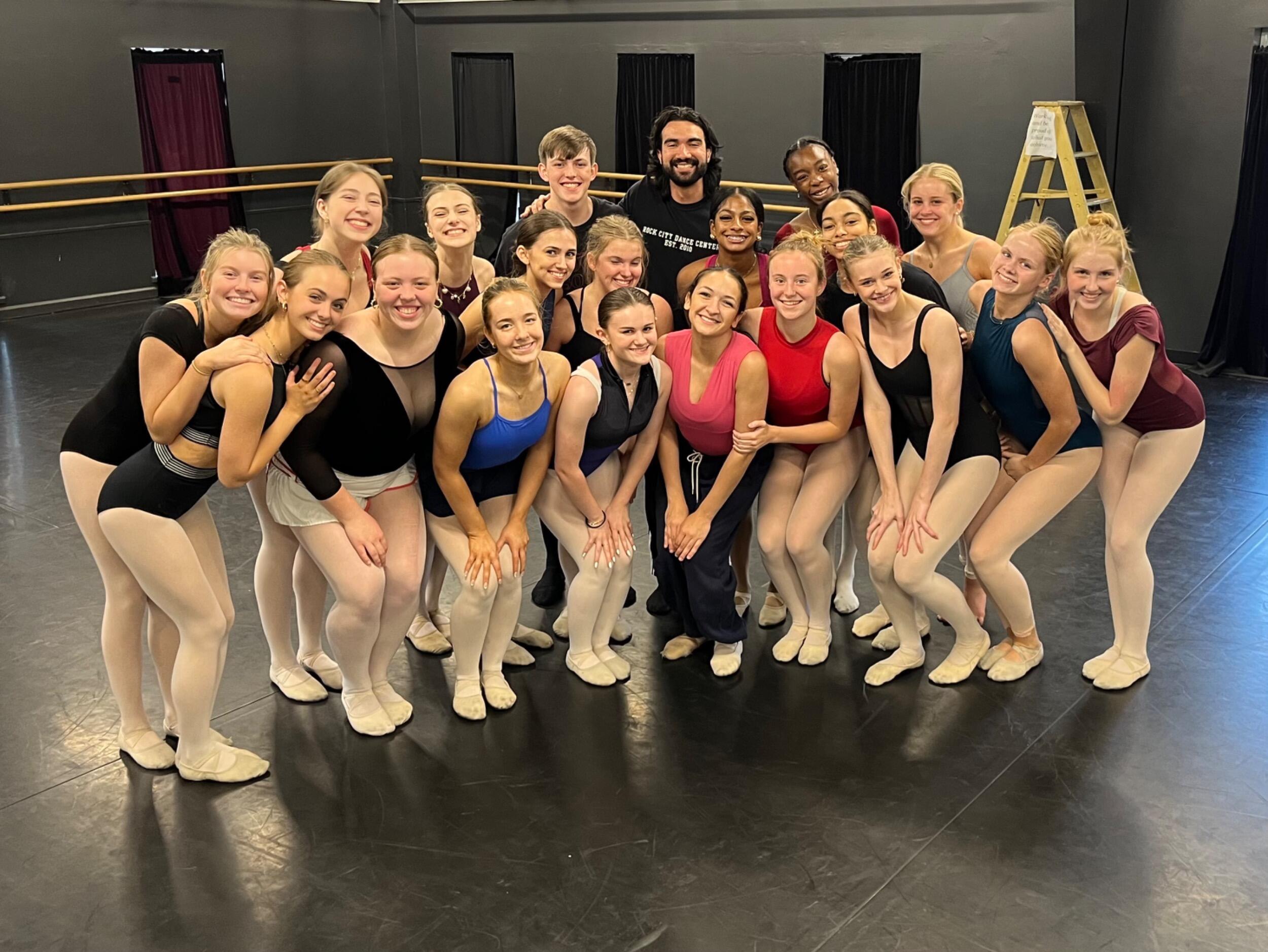...and Jonathon began teaching ballet at a lovely dance studio!
