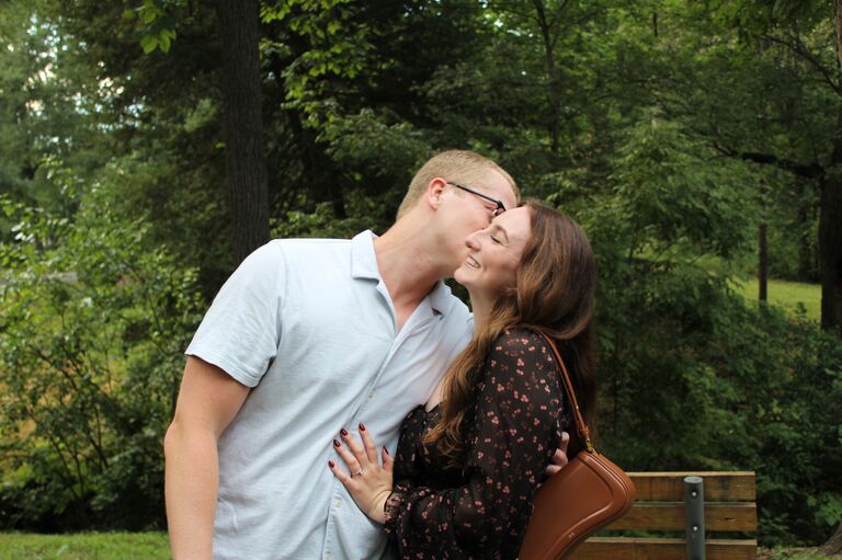 September 18th, 2024 Steven proposed in Latta Park in Dilworth! It will always be such a special place for them. Steven surprised Valerie with her parents driving down and also planned an engagement party with some of their friends and family at Valerie's favorite wine garden. 