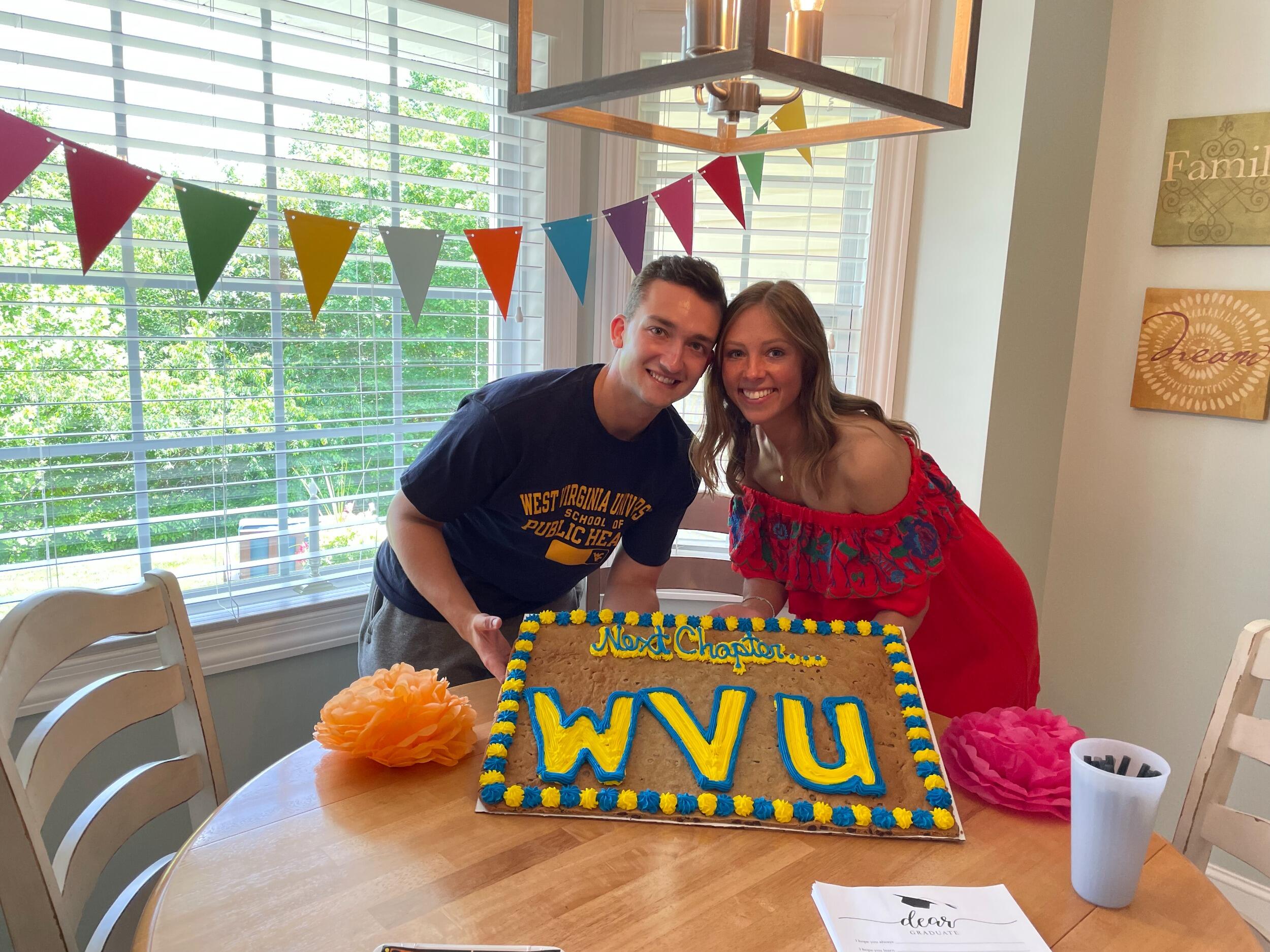 Grad party with our family 