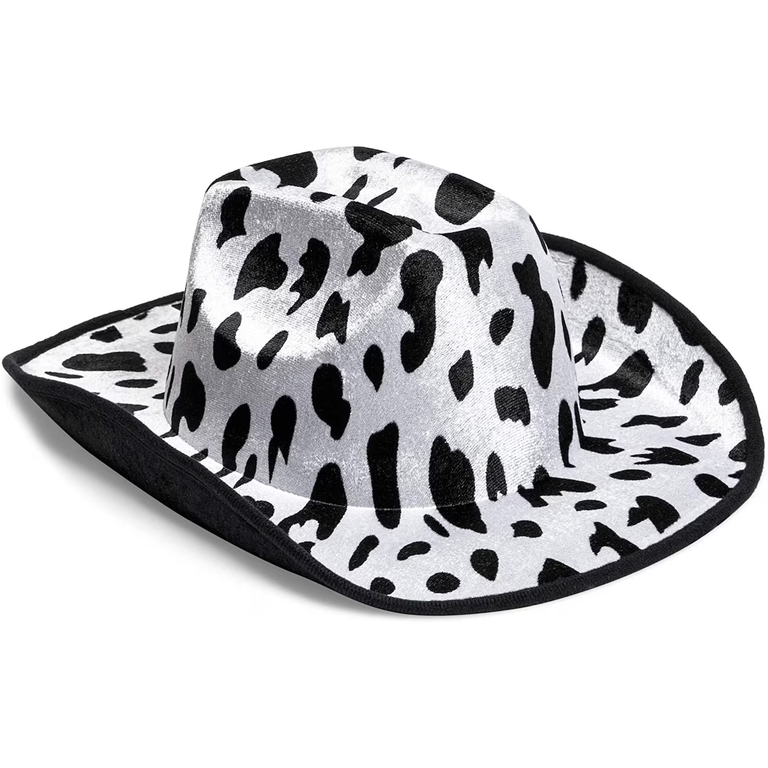 Spotted cowgirl hat for your disco cowgirl bach party