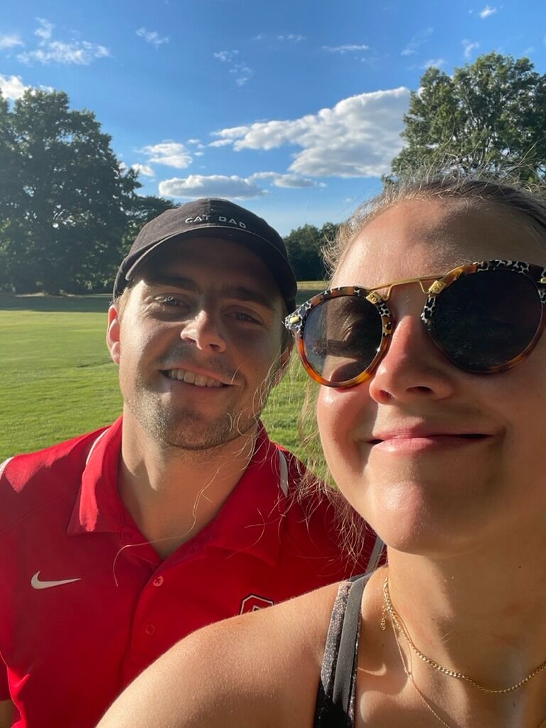 Steve tries to get Sam into golf (I agreed to play once a year with him!)