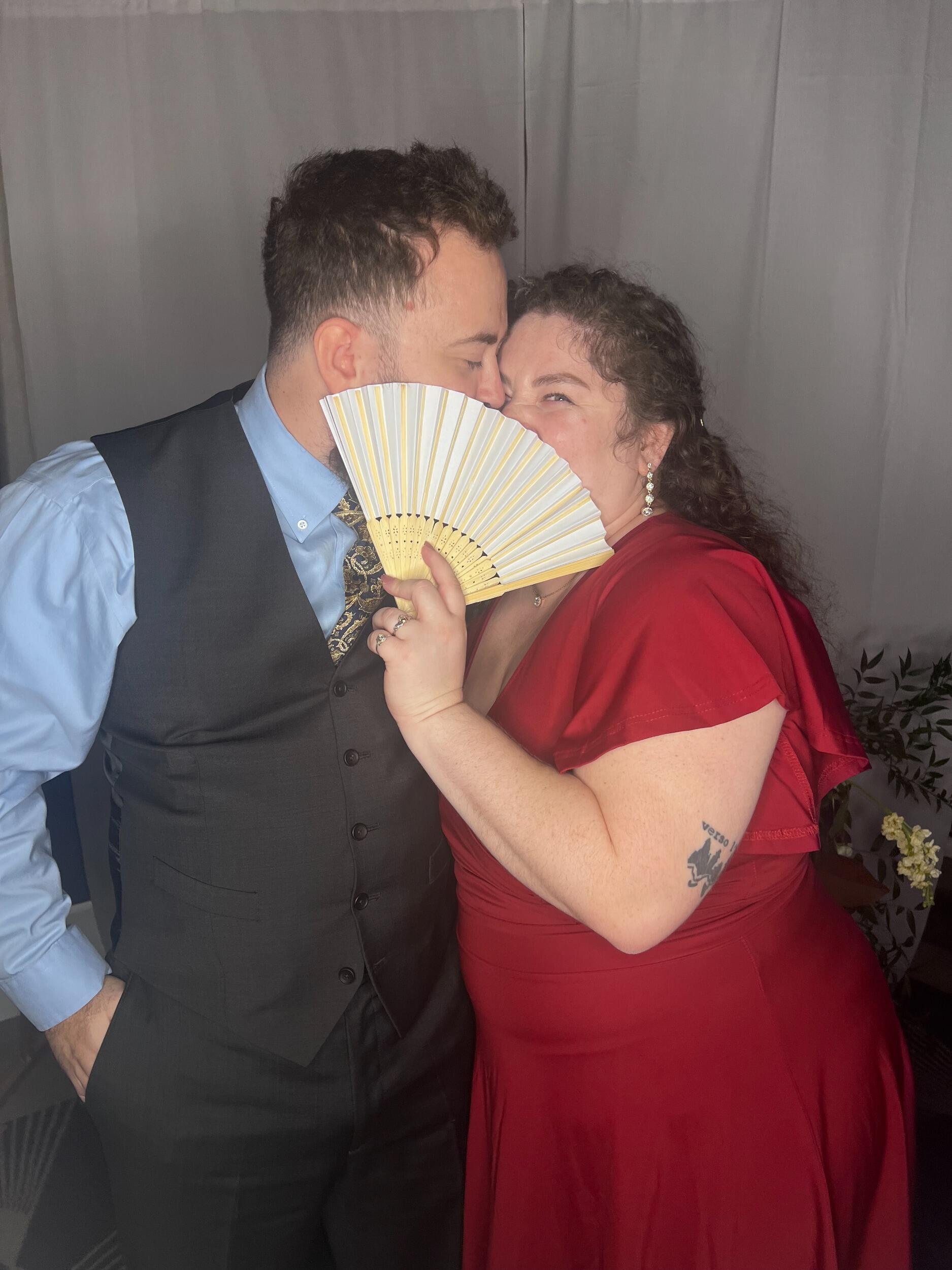 This was the first wedding that Lisette and Francis attended together. Little did she know, Lisette would get a ring of her own just two days later! 