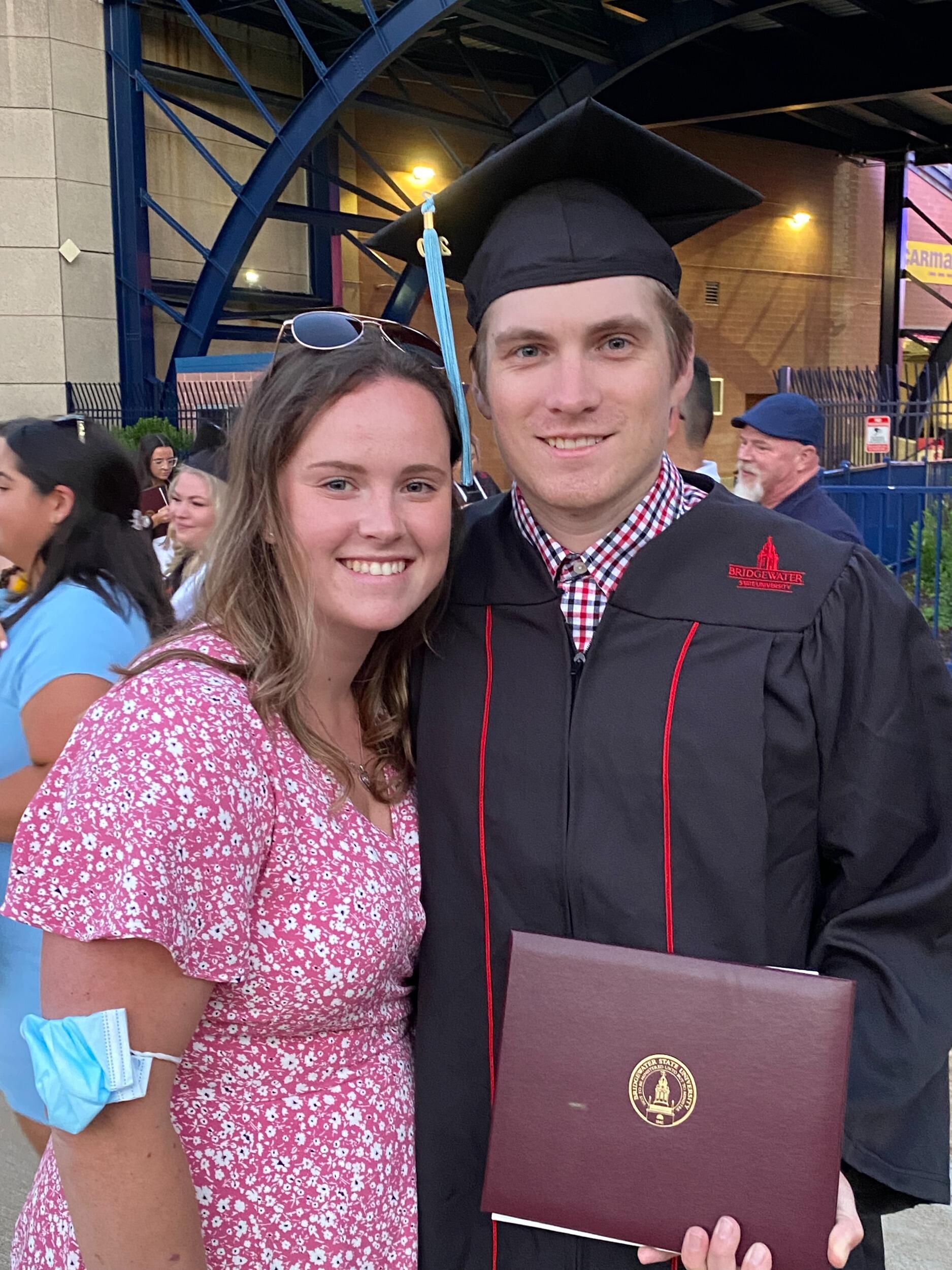 Christian finally got to walk for his BSU graduation in 2020!