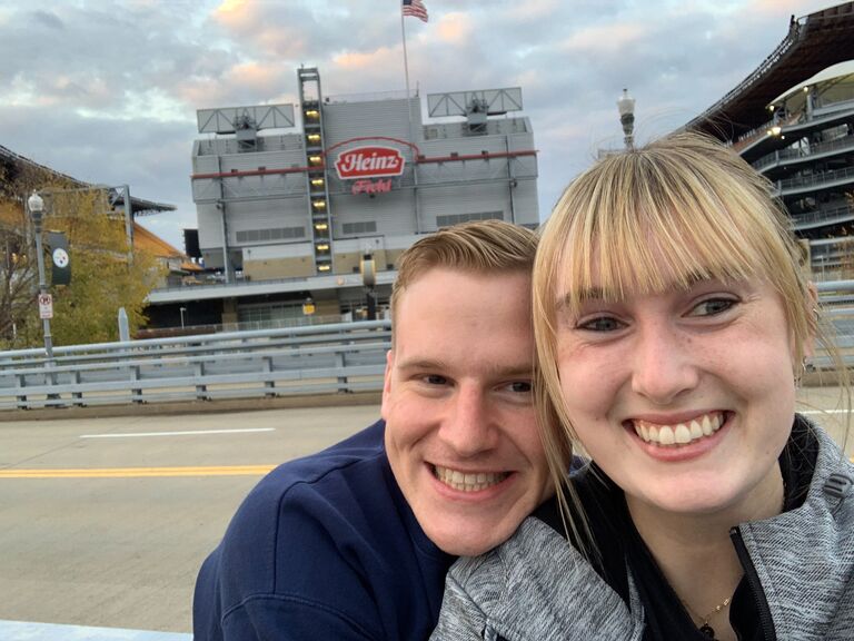 Started our first year of real long-distance with Caitlyn in Pittsburgh and Connor in OKC. Connor came to visit for our four-year anniversary!