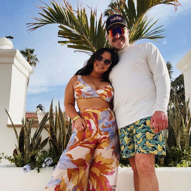 Enjoyed one last vacation before their wedding