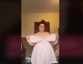 Tiktok plus size bride shopping