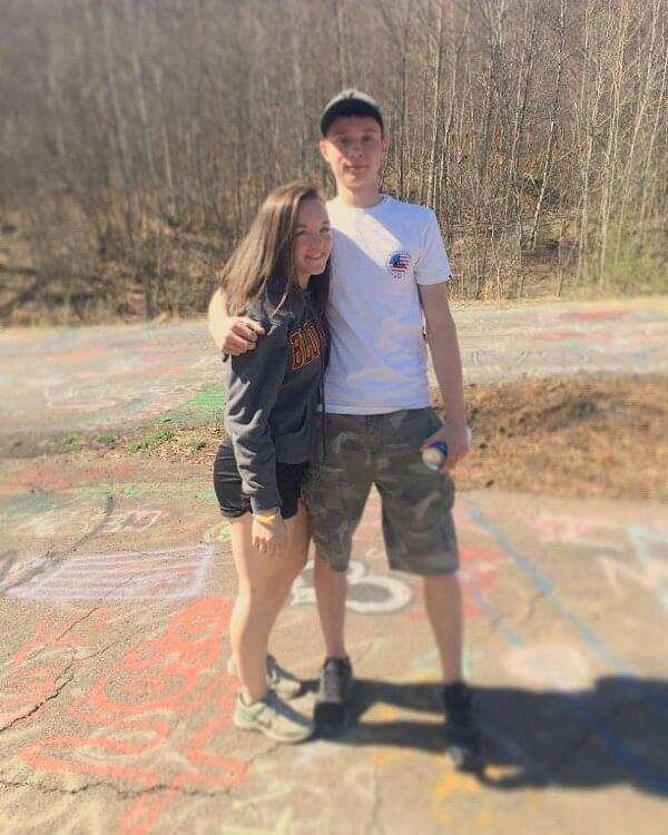 One of our first dates to Centralia where we spray painted our names on Graffiti Highway (R.I.P.🪦)