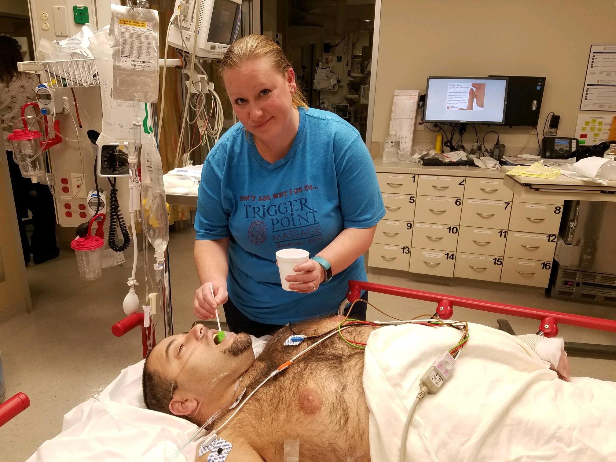 Keith vs. Snowmobile 🤕
Boom. Just like that. In a wheelchair for 4 months. He didn't come home until March 1st and then we had no power for a week from a snowstorm! 