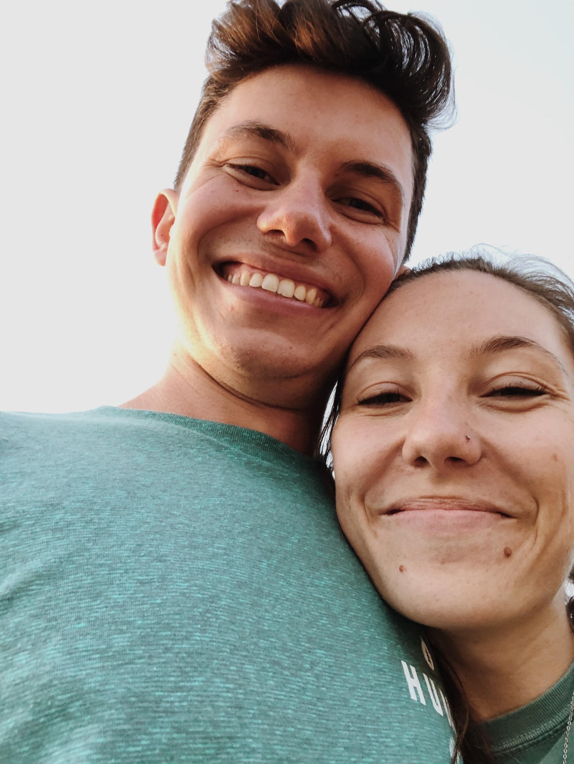 We officially became boyfriend and girlfriend after a little bit of hinting from Han ;)