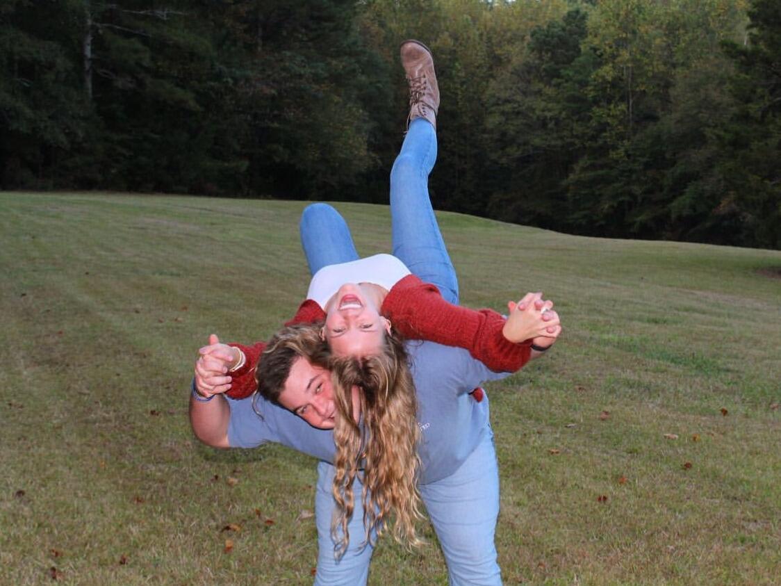 Nothing could keep them apart even once John and Katelyn went to separate colleges. 
