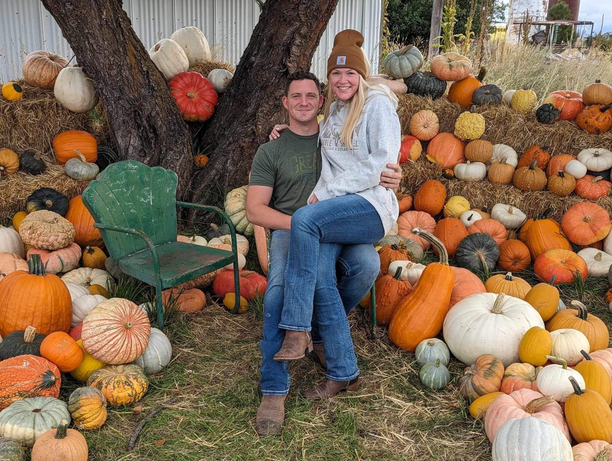 Alex and Crystal generally like to spend their weekends with friends; however, this particular weekend Alex surprised Crystal with a date to the pumpkin patch!