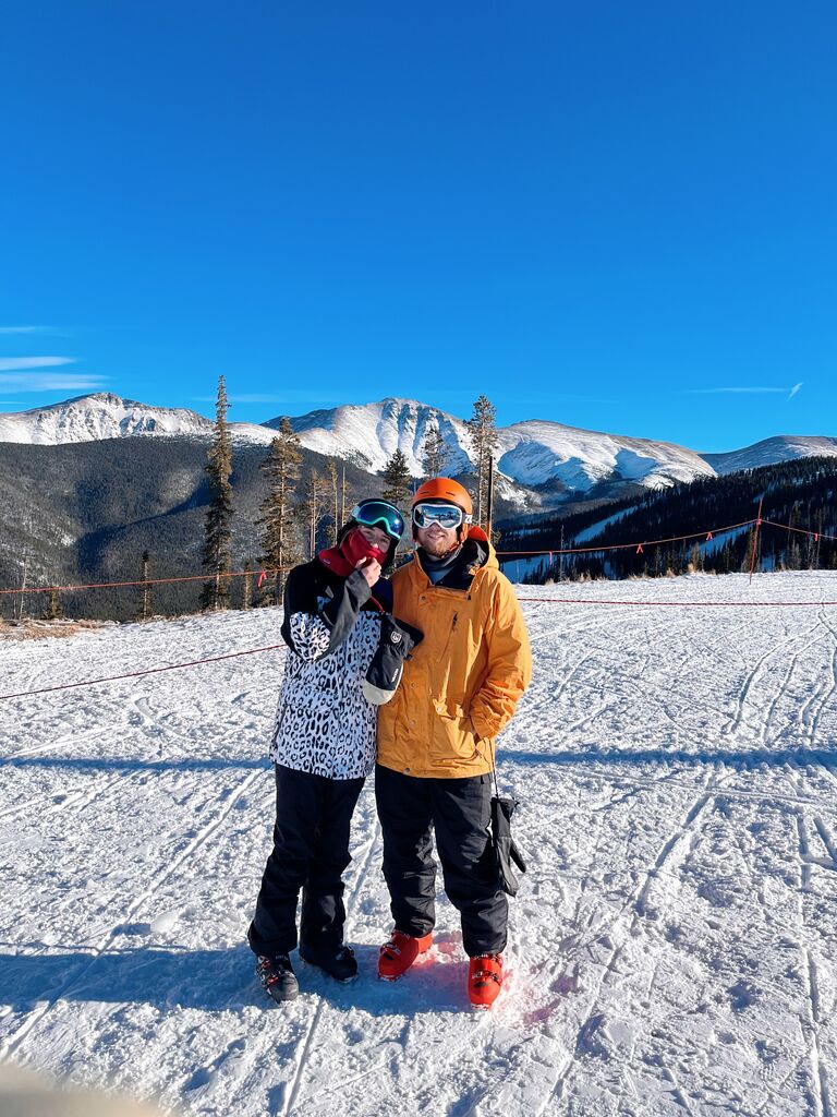 Our first ski trip together! Alex was a natural