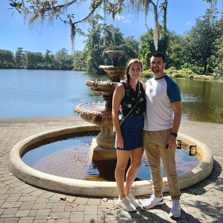 We celebrated our 1st dating anniversary in Wilmington, NC. Daniel got to show Becca all of his favorite spots from college (Daniel went to UNCW for undergrad).