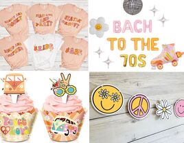 '70s themed bachelorette party decorations