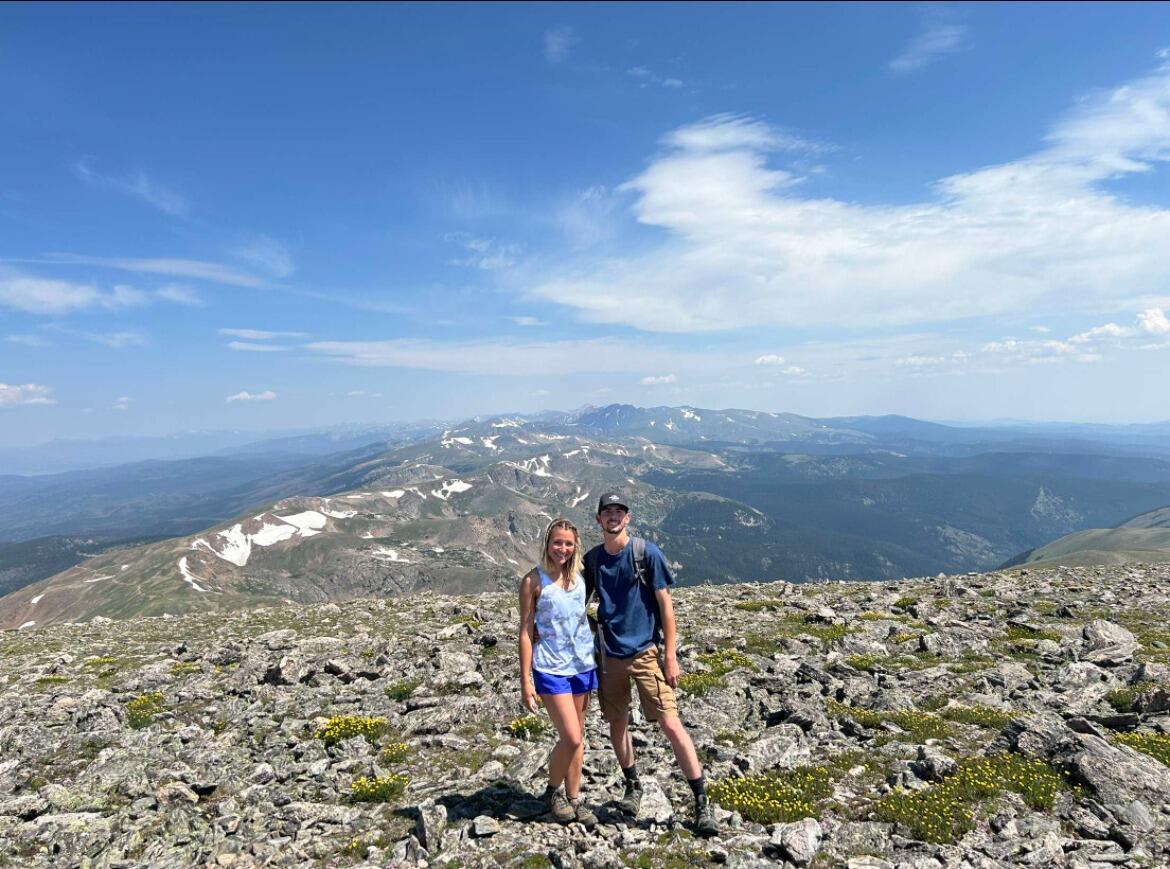 We climbed to the top of James Peak!