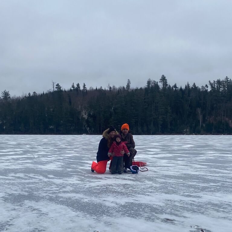 We got engaged at triple R Outfitters