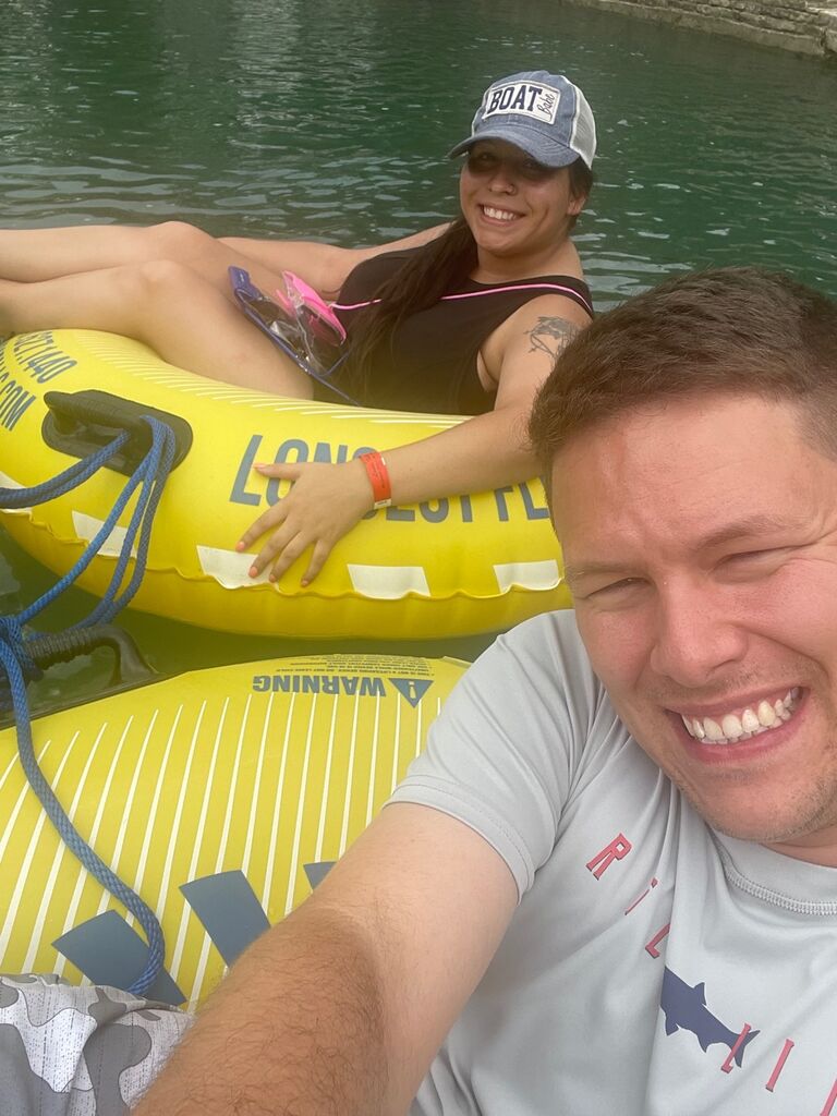 Our first trip to San Antonio and floating the river! Fun Fact: I almost died 