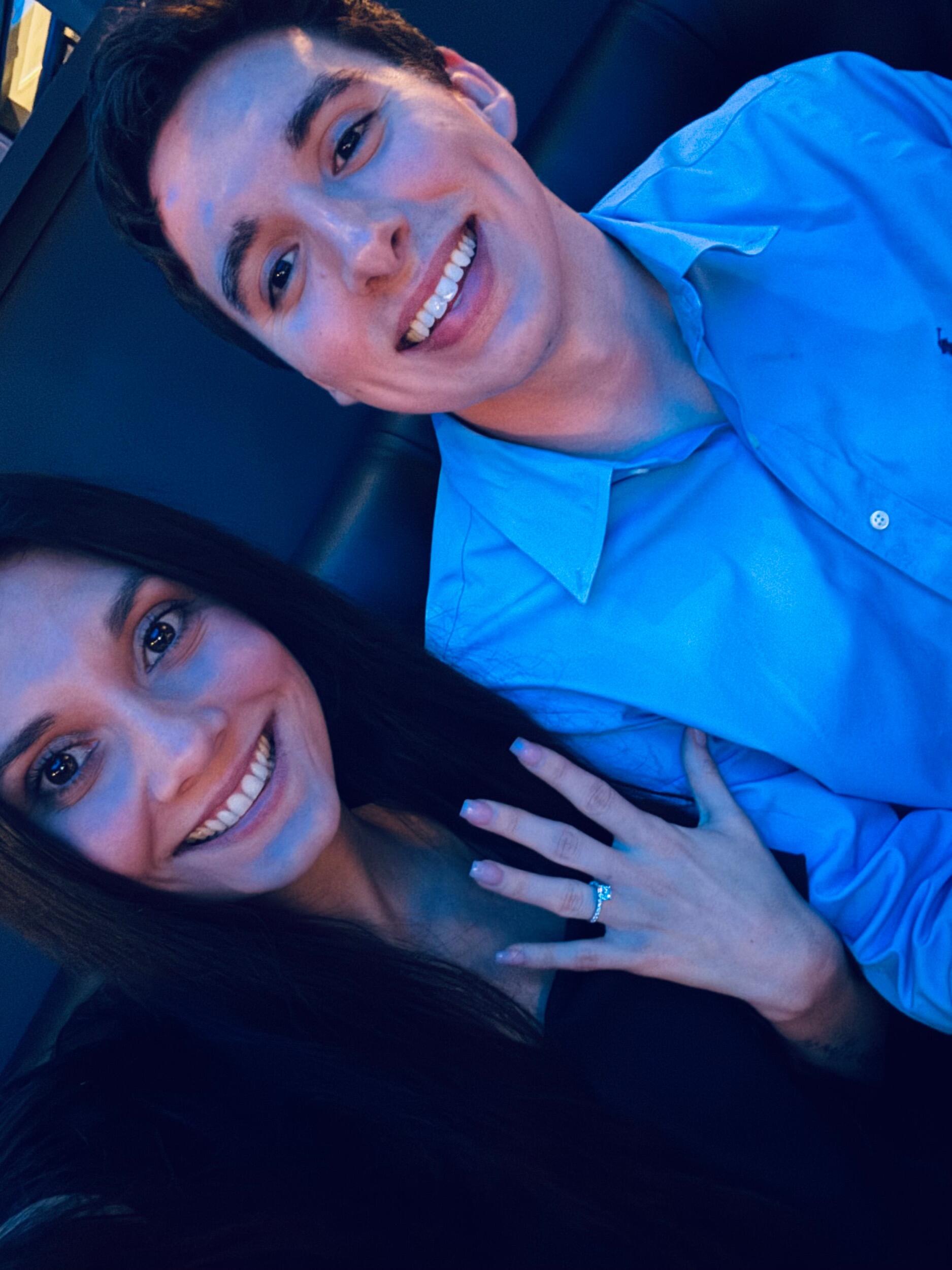 When he finally proposed!!
