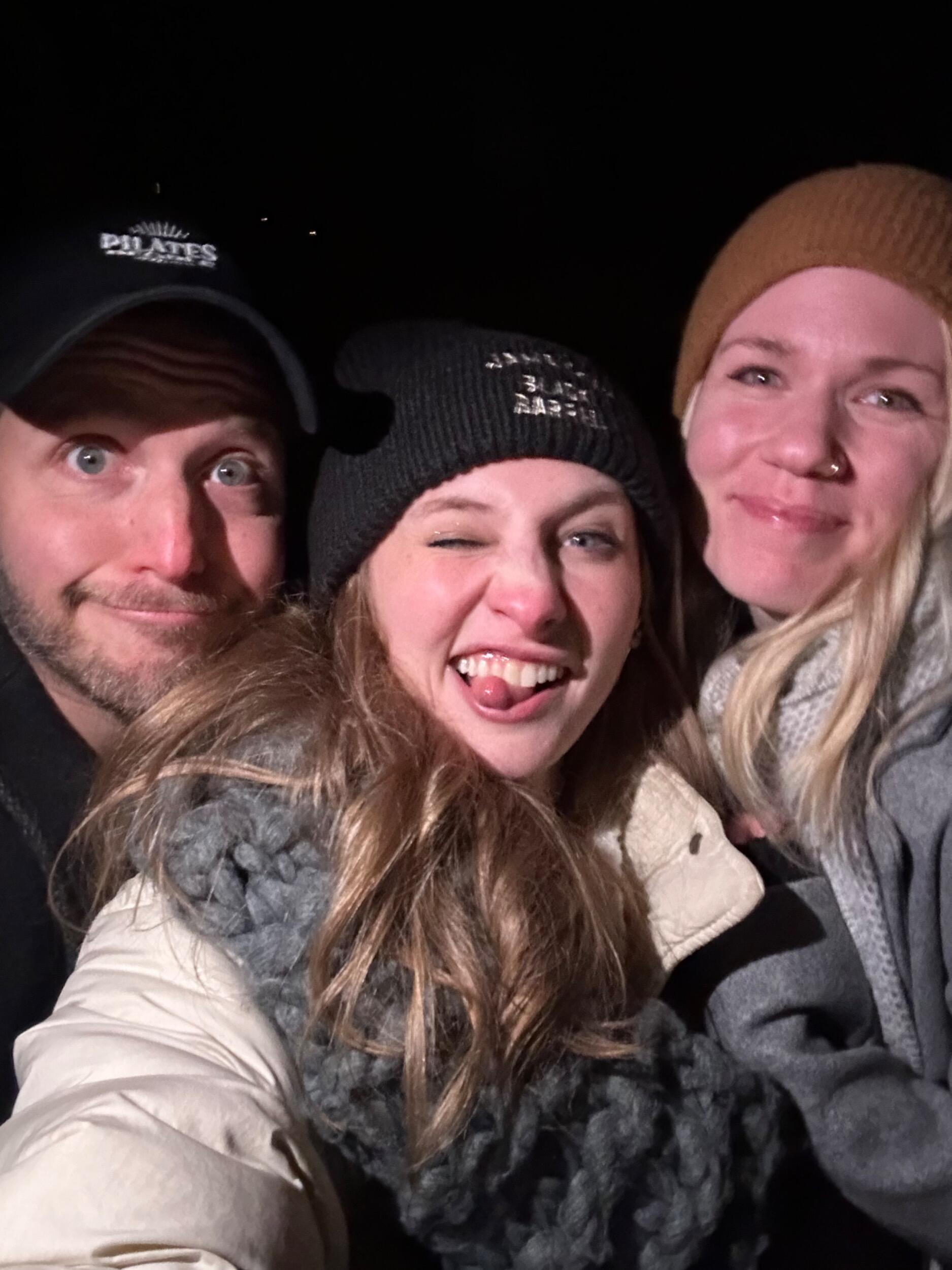 Explaining to friends why we couldn’t be at their party…because we were out of town, burning giant wooden birds with Danielle. So lucky to be so loved by so many.