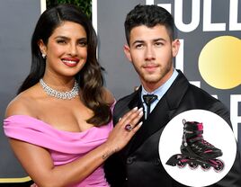 Nick Jonas and Priyanka Chopra wedding registry rollerblades