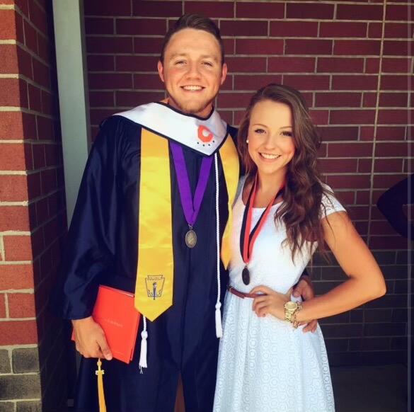 Heath graduated and Megan was a Junior Marshal