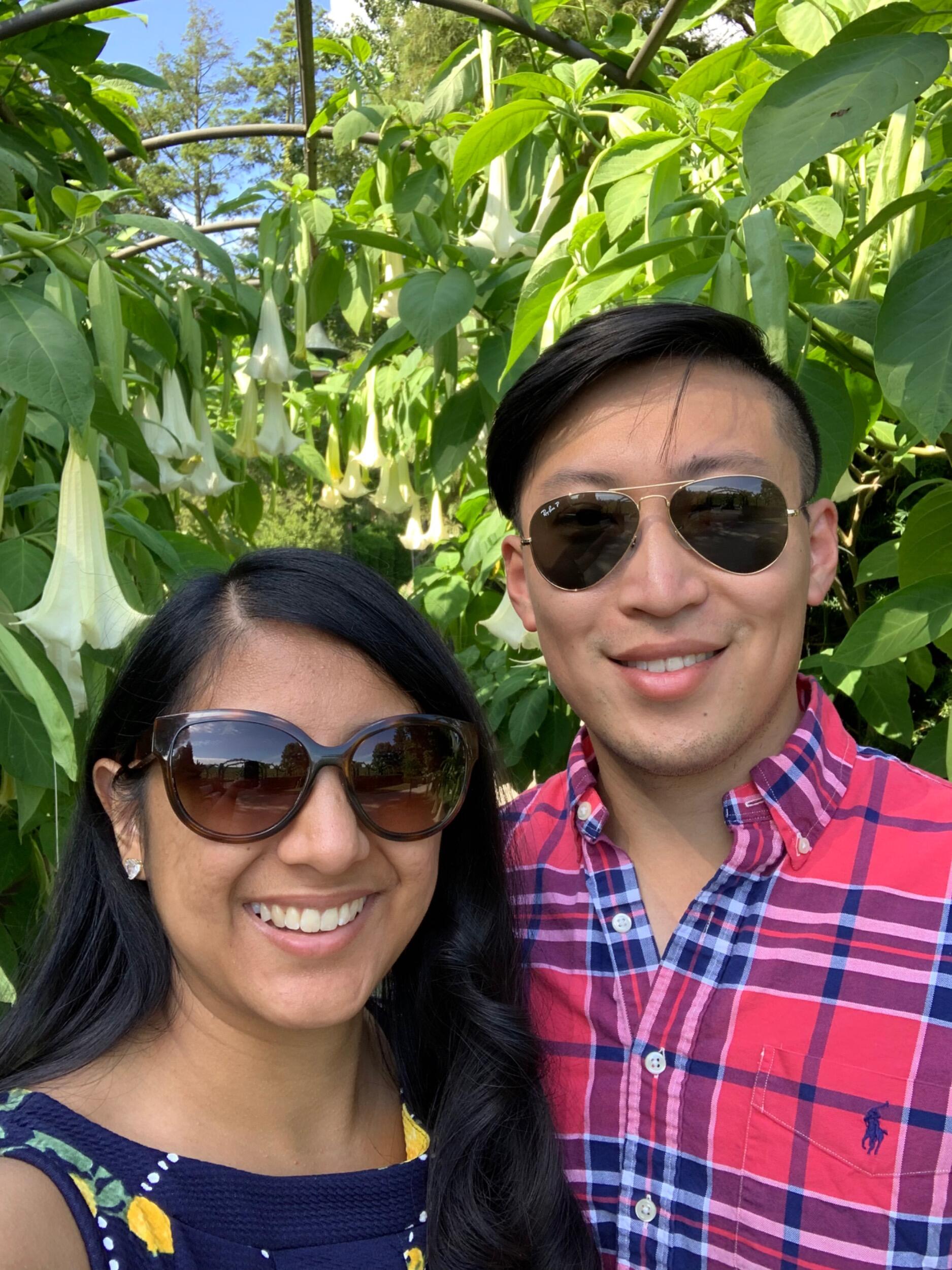 Longwood Gardens holds a special place in the couple’s hearts. They frequently visit every season and can always catch some great Pokémon there.