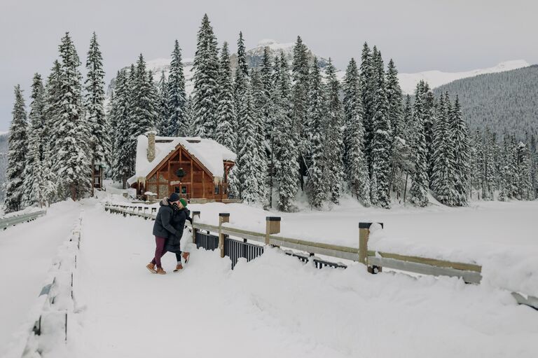 We got engaged in Emerald Lake, British Columbia!
