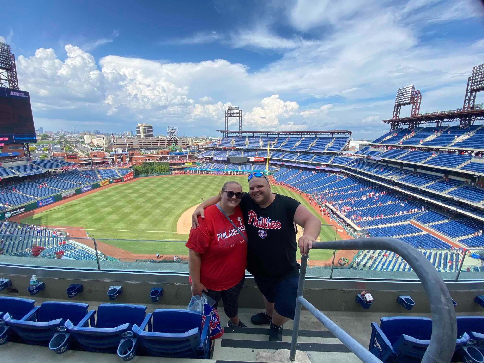 First of many Phillies games together with Chris' sister & her family!