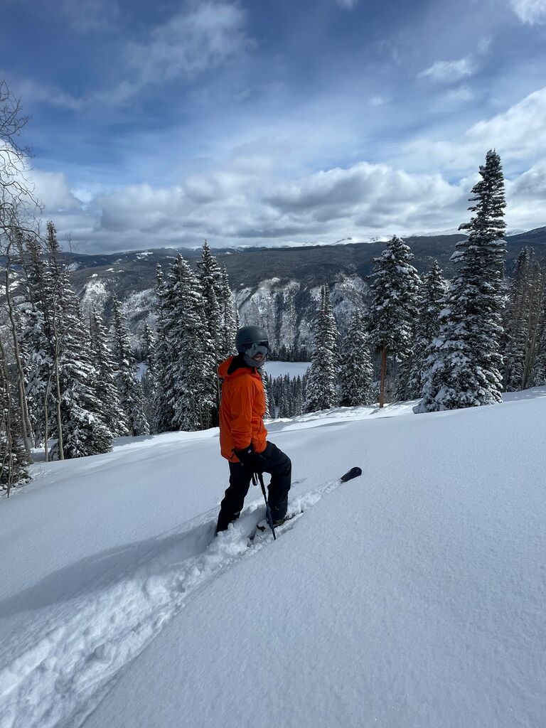 Lots and lots of skiing. Aspen, CO.