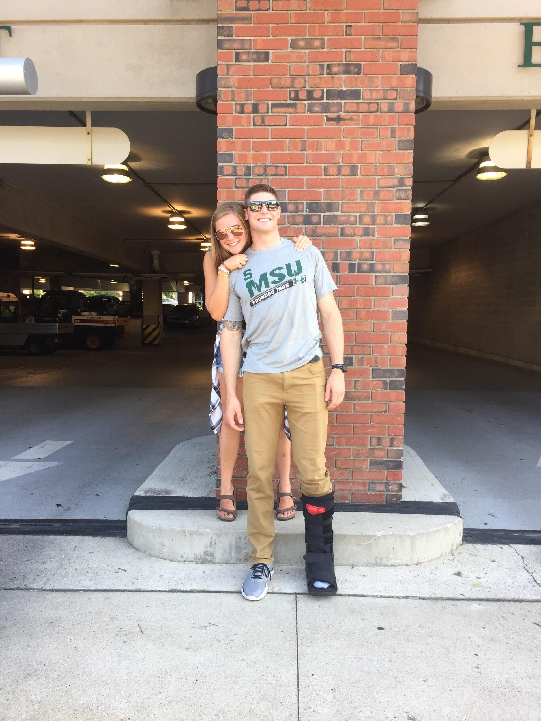 First MSU football game together