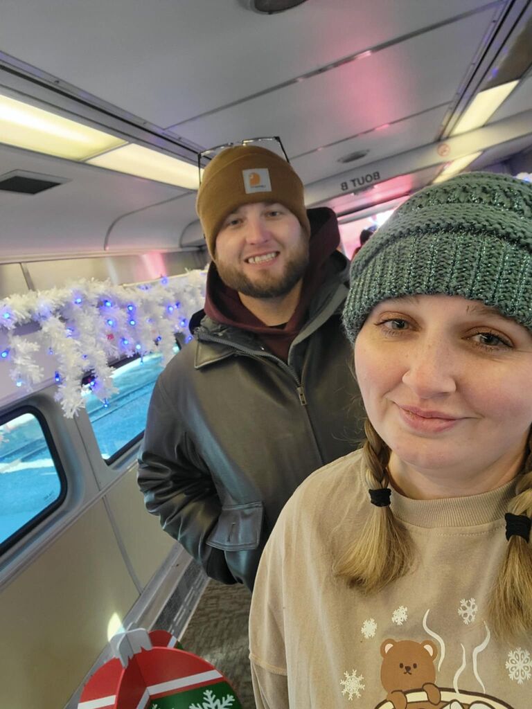 Yearly Santa Train Picture