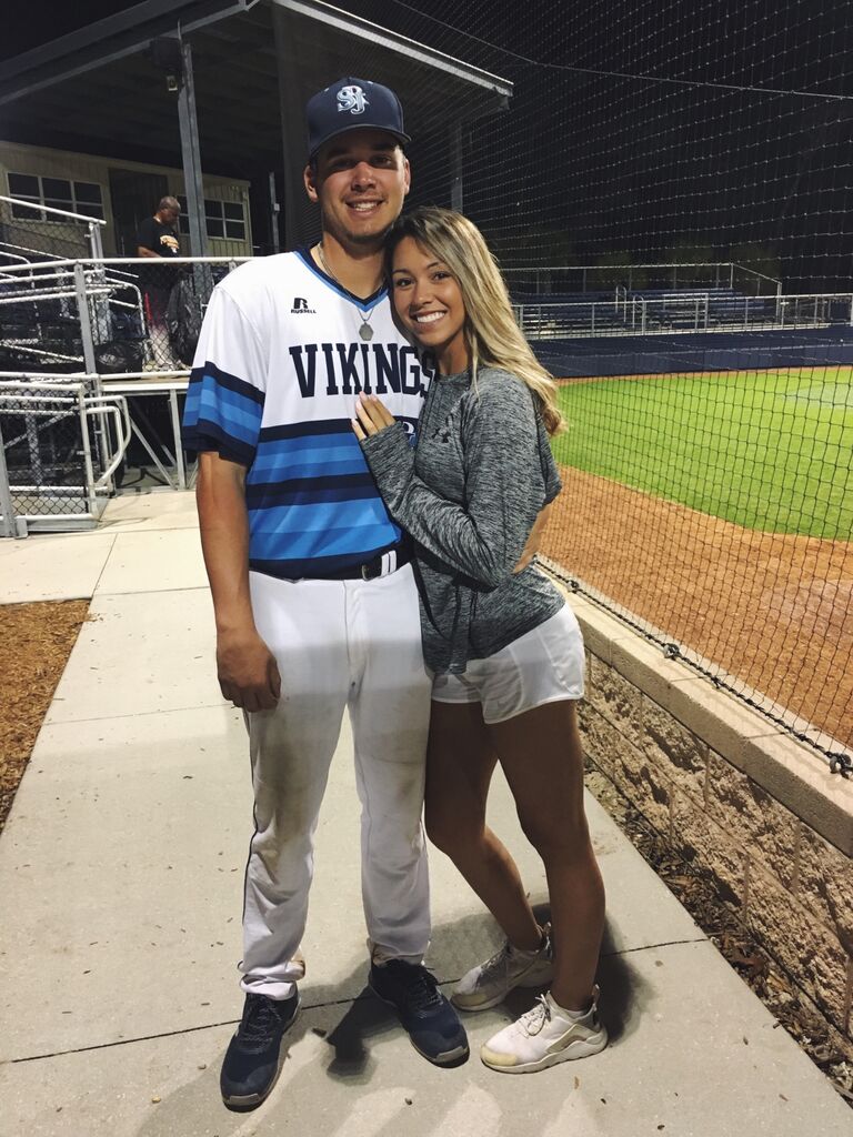 Luke’s freshman year of college playing baseball at Junior College in Flordia. Saint John’s River ⚾️🐟