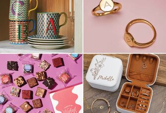 Collage of inexpensive bridesmaid gift ideas