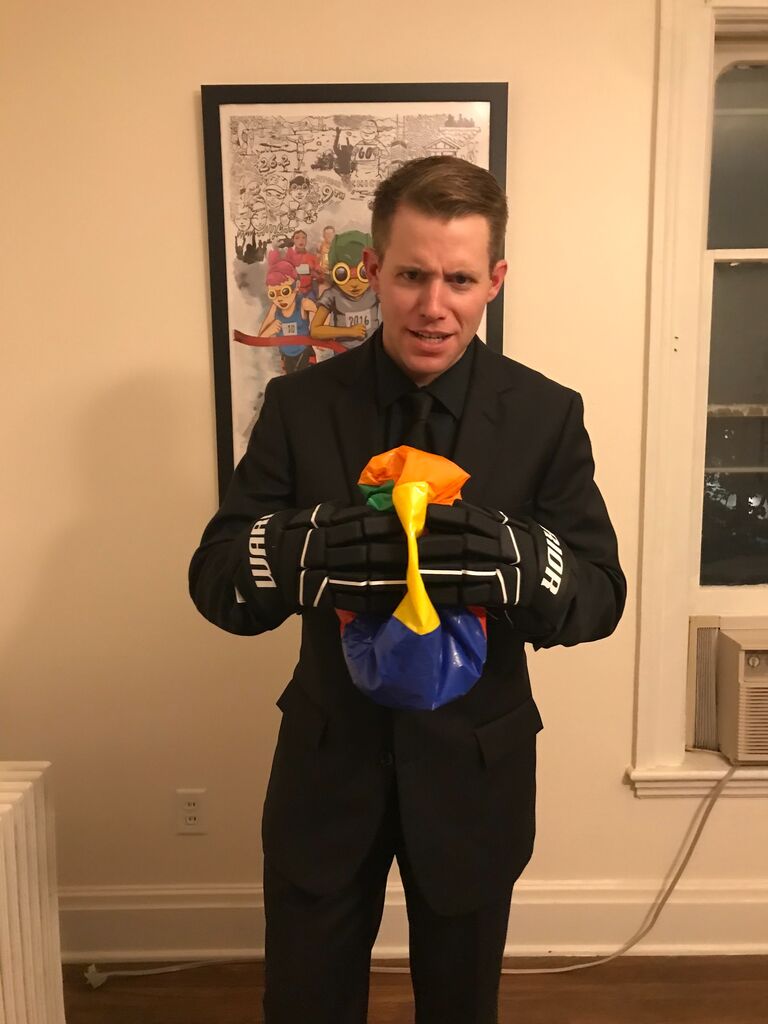 Connor as Wolf "The Dentist" Stansson from Mighty Ducks D2