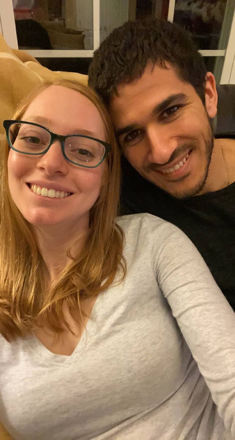 Our first Christmas Eve together.