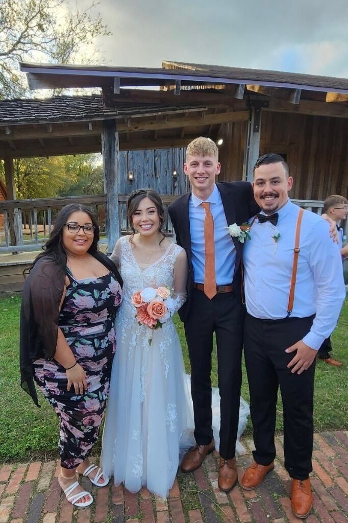 He got to be apart of a beautiful wedding! β€οΈ
