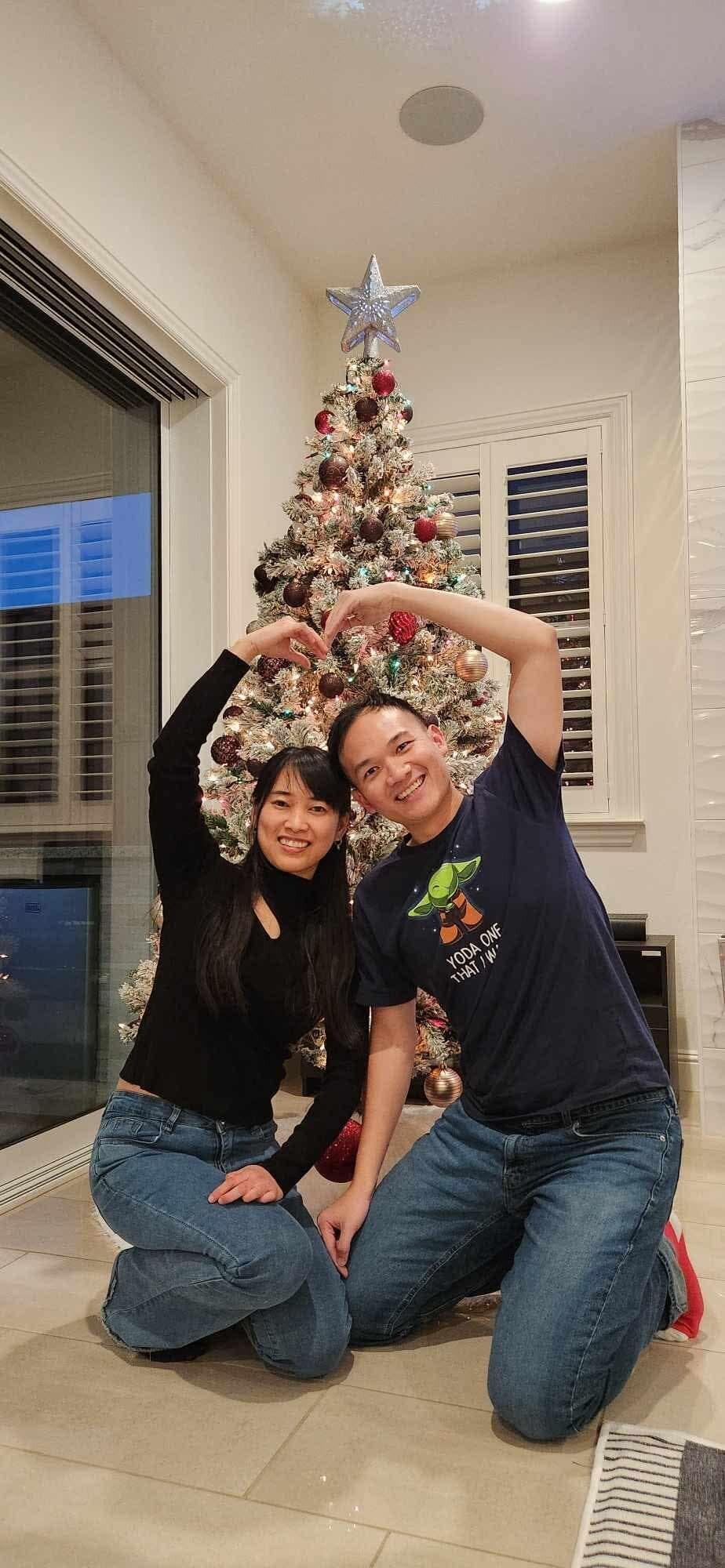 Our first Chrismas party together