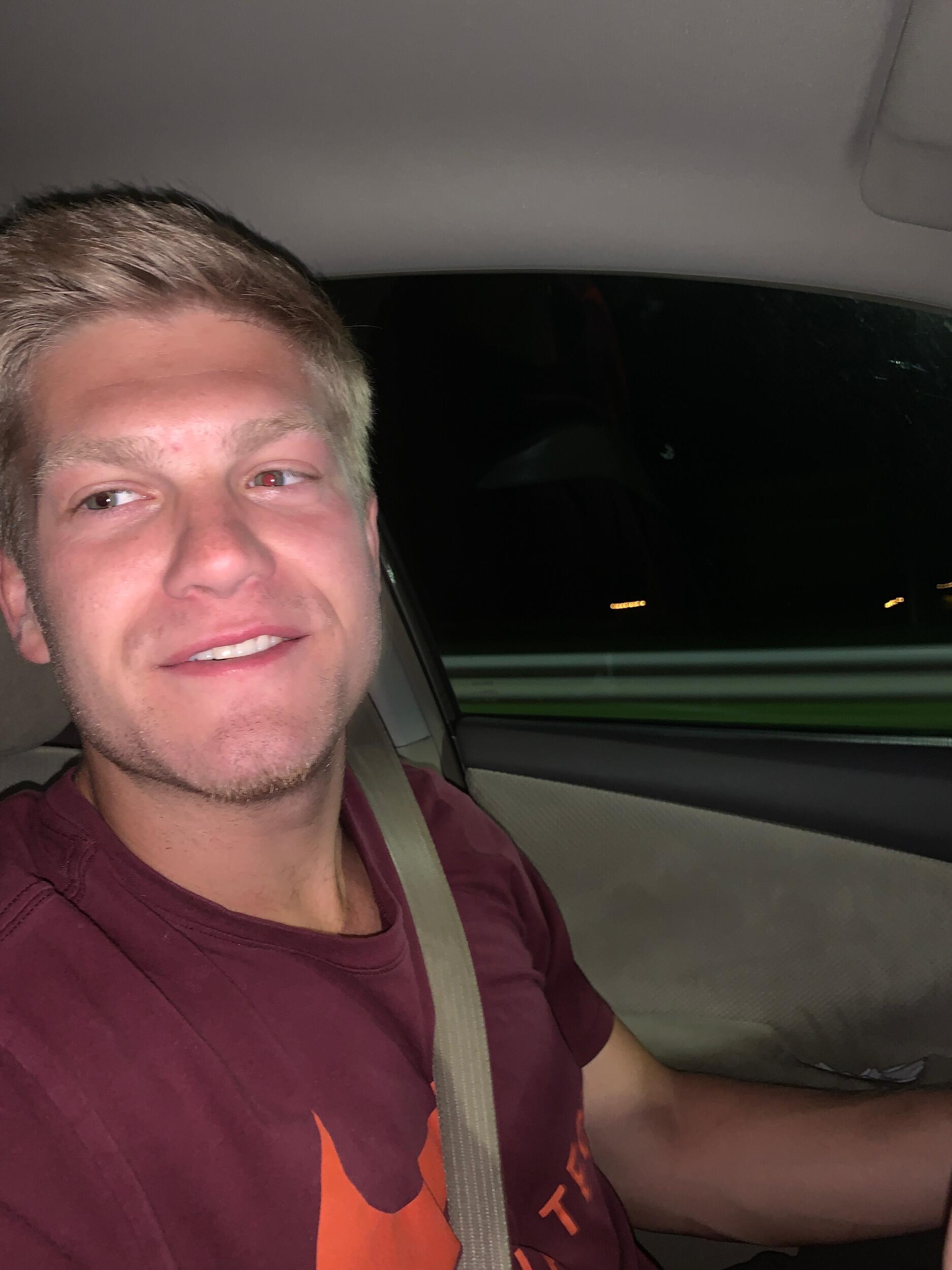 Amber and Connor first met. Since early on pictures together were not yet discussed. 