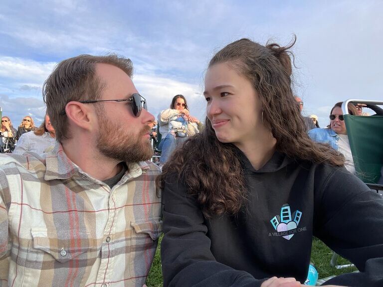 This is from the Lord Huron concert on June 4th. The day after our first date :)