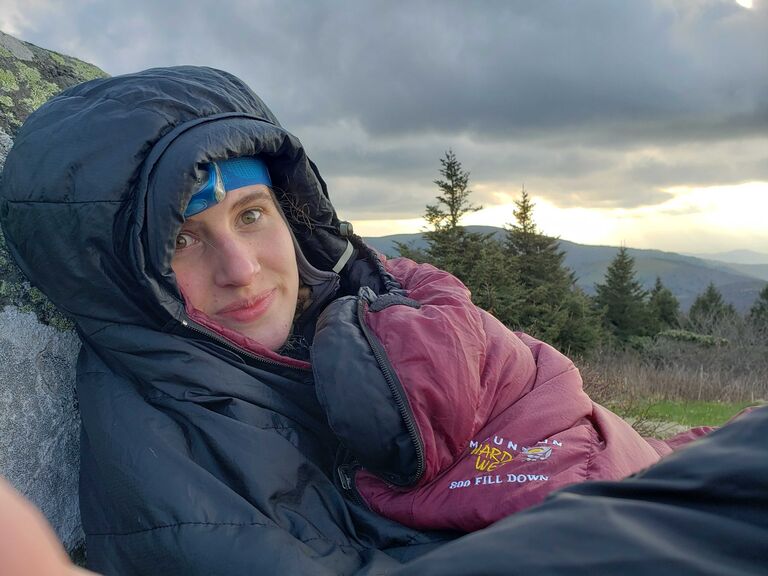 We bundled up while Matt read Harry Potter out loud as we watched the sunset.