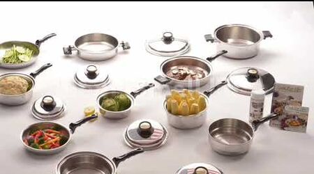 Worlds finest waterless cookware set  Cookware set stainless steel,  Cookware set, Cooking without oil