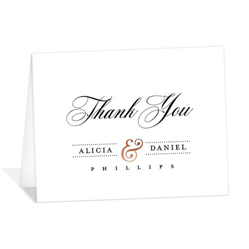 Modern Ampersand Thank You Cards