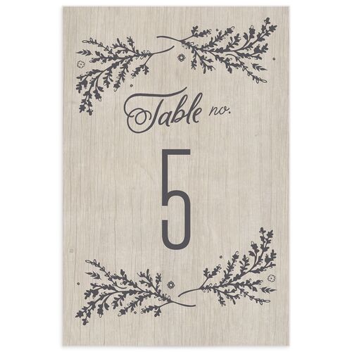 Rustic Romance Table Numbers