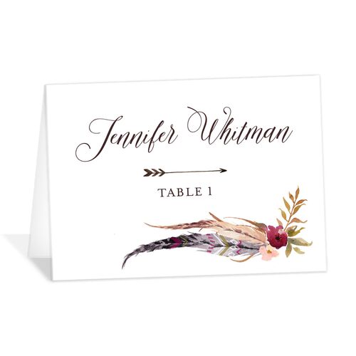 Wildflower Watercolor Place Cards