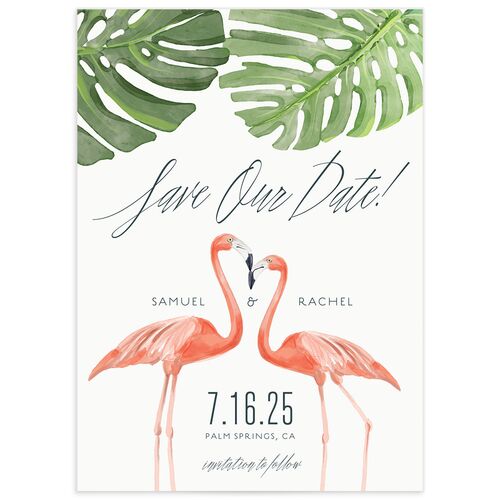Tropical Elegance Save the Date Cards