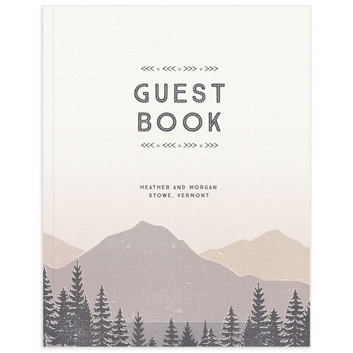 Rustic Mountain Wedding Guest Book